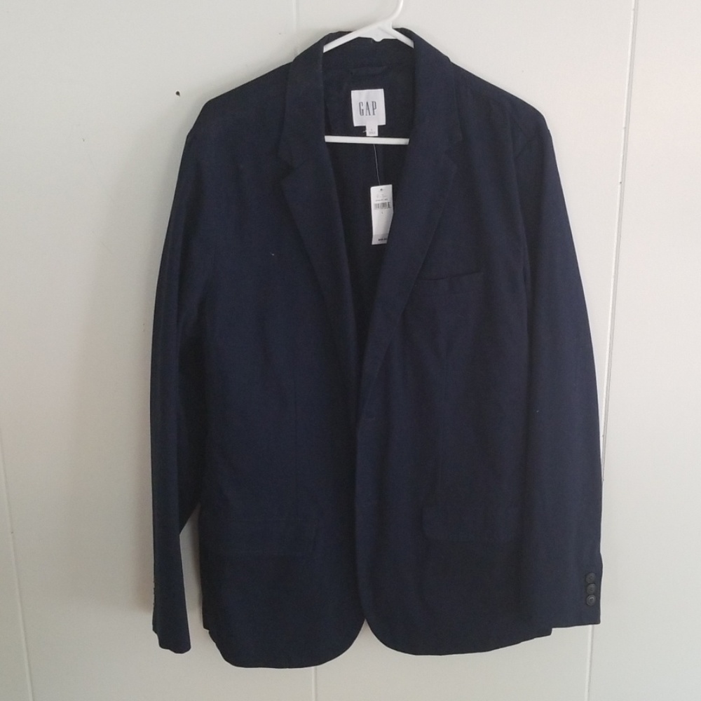 Gap Mens Blazer Size L Navy